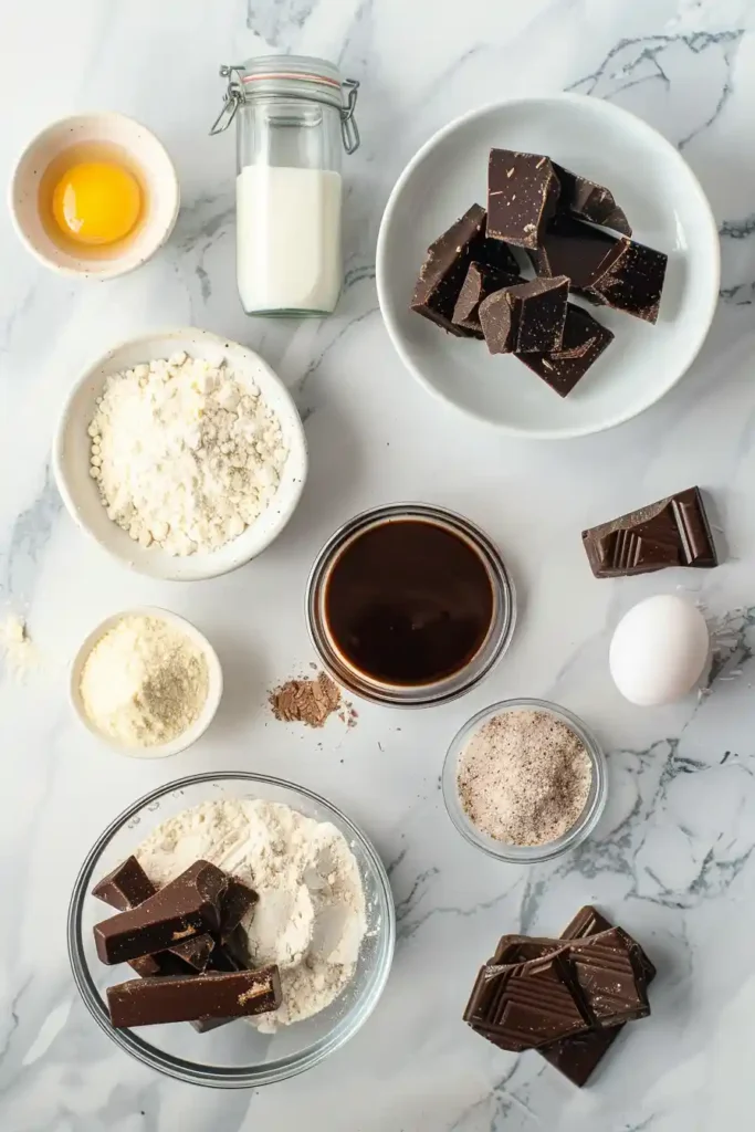 Single-serve Chocolate Molten Lava Mug Cake with a soft center and melted chocolate flowing inside.