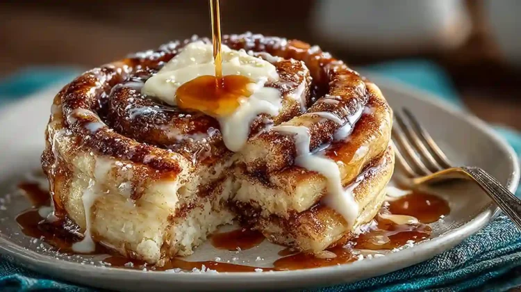 Cinnamon Roll Pancakes