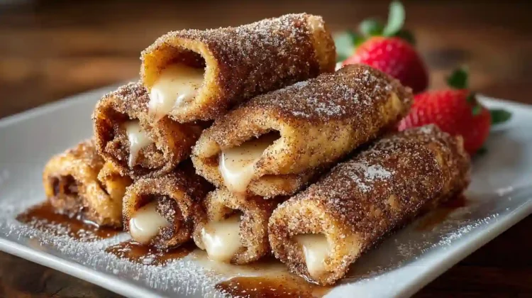 Cinnamon Sugar French Toast Roll Ups