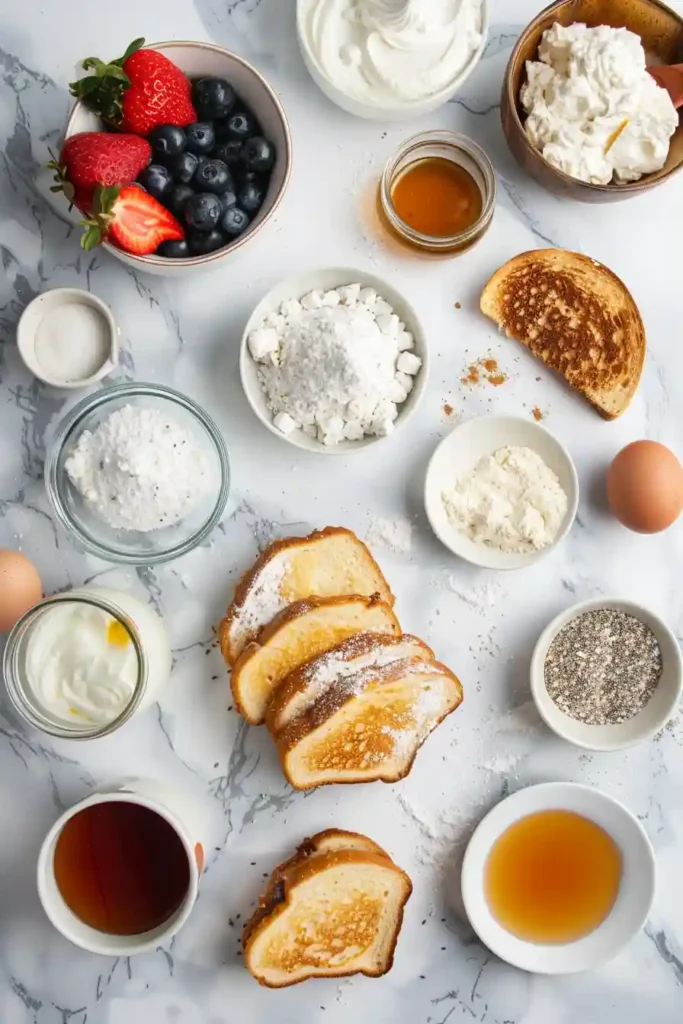Thick slices of French toast layered around juicy fried chicken in a French Toast Fried Chicken Sandwich. This breakfast fried chicken sandwich is finished with maple syrup for a flavorful sweet-savory contrast.