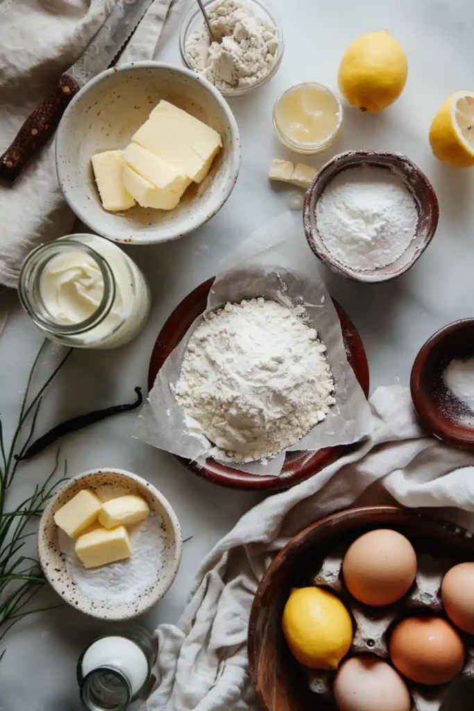 Homemade Healthy Sourdough Discard Kolaches made with spelt and einkorn flour, filled with sweetened cream cheese and topped with streusel. The texture appears fluffy inside with a golden baked finish outside.