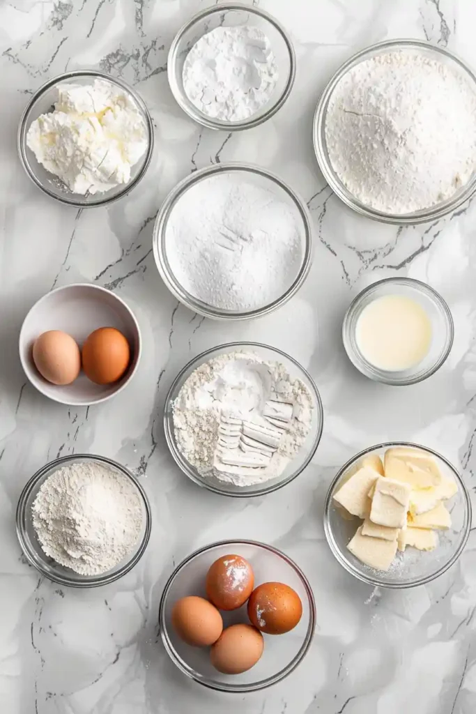 Copycat homemade Twinkies recipe showing soft sponge cakes filled with marshmallow cream using a piping bag.
