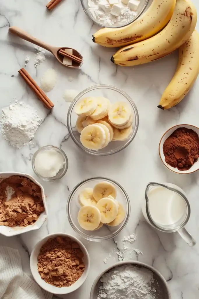 A warm serving of Southern Banana Cobbler in a baking dish with golden topping and soft banana filling. This easy banana cobbler looks rich, buttery, and perfect for a cozy homemade dessert.