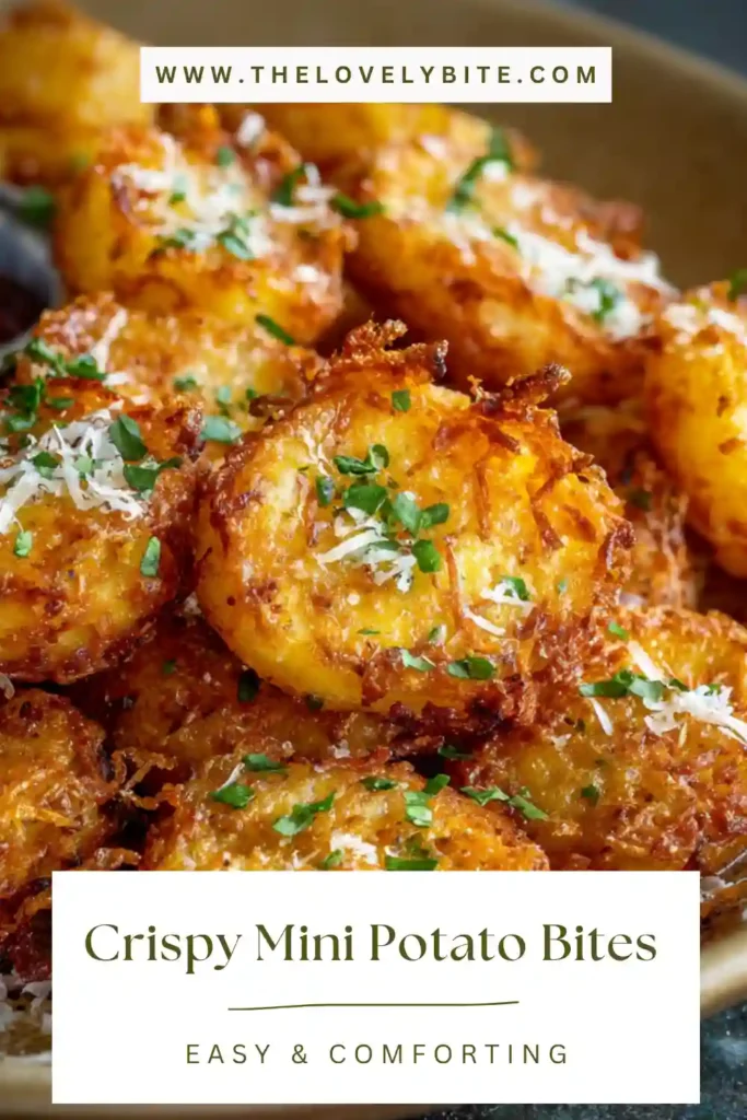 Oven-roasted Crispy Mini Potato Bites arranged on a tray, showing their golden crust and seasoned surface with garlic mayo on the side.