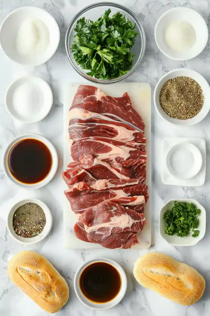 Golden hoagie rolls stuffed with slow-cooked beef for classic Crockpot French Dip Sandwiches.
