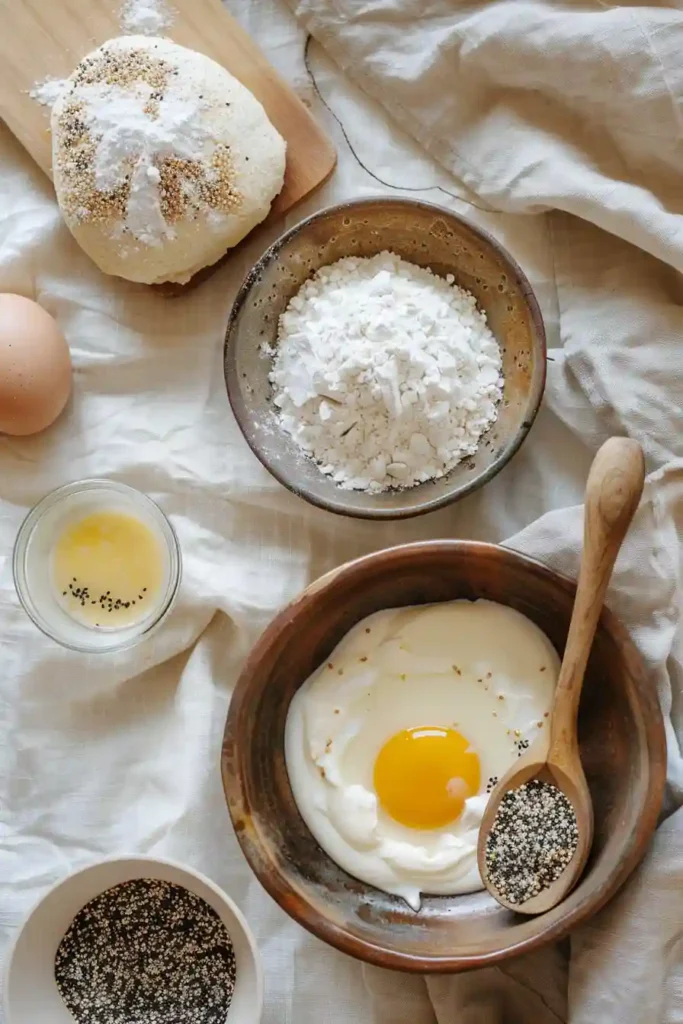Everything Yagels made with Greek yogurt, showcasing chewy texture and golden crust straight from the oven.