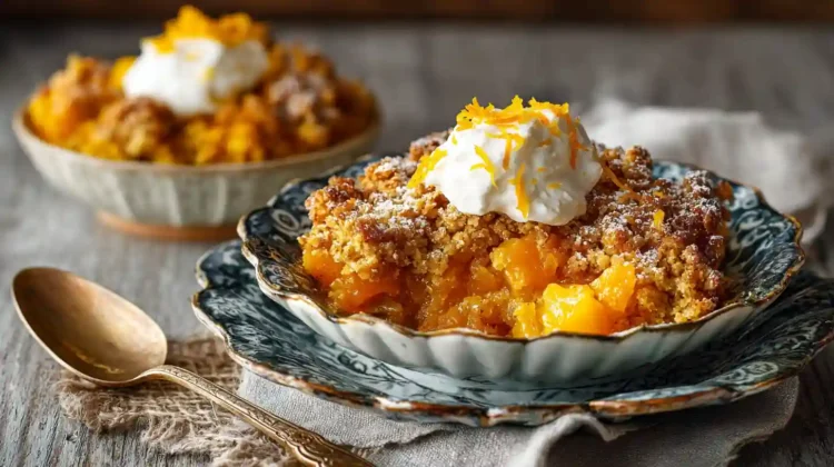 Orange Saffron Crumble