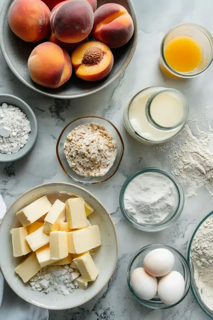 Close-up of a peach cupcake with smooth buttercream and juicy peach topping.