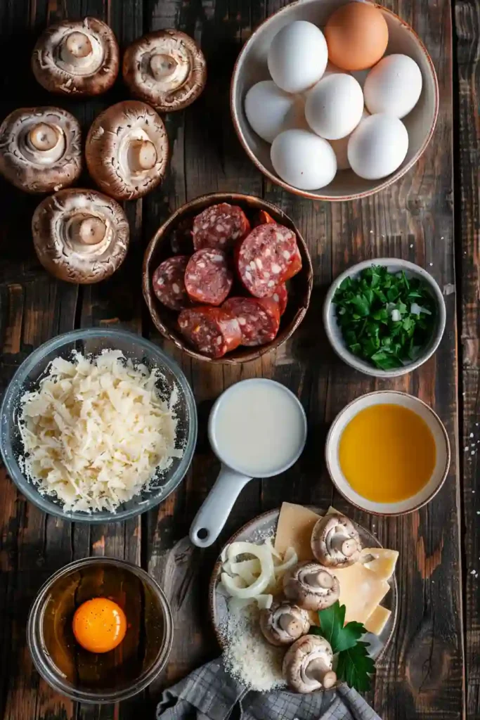 Cream cheese stuffed mushrooms with savory filling and herbs, baked to perfection and ready to serve.