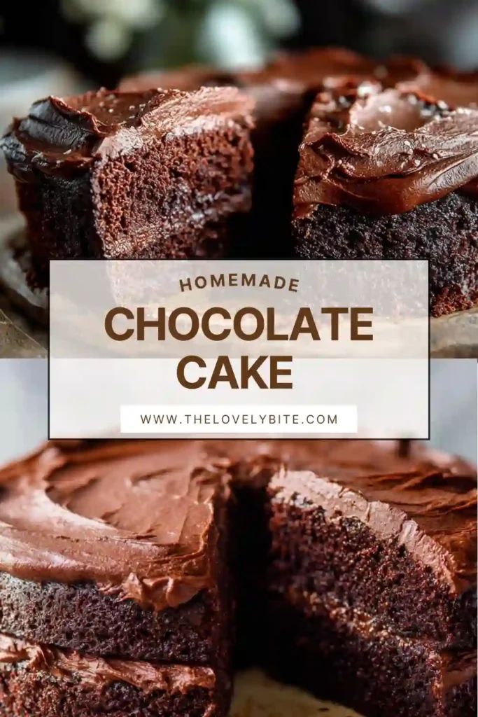 A rich and moist best chocolate cake recipe layered with smooth chocolate frosting and a soft crumb texture. Perfect homemade dessert for any occasion.
