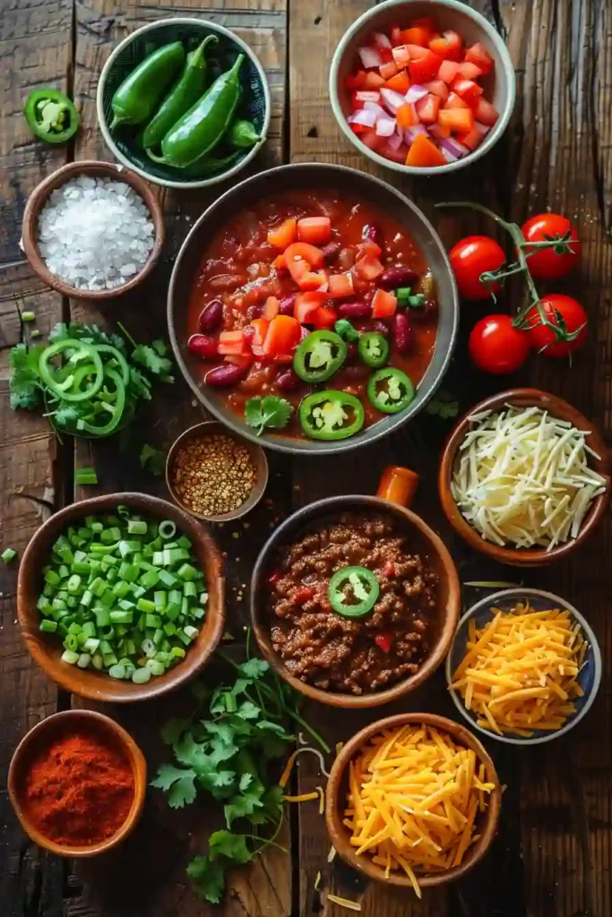 A comforting bowl of Best Chili Recipe with beef, beans, tomatoes, and flavorful spices. This easy homemade chili is perfect for cold evenings and gatherings.