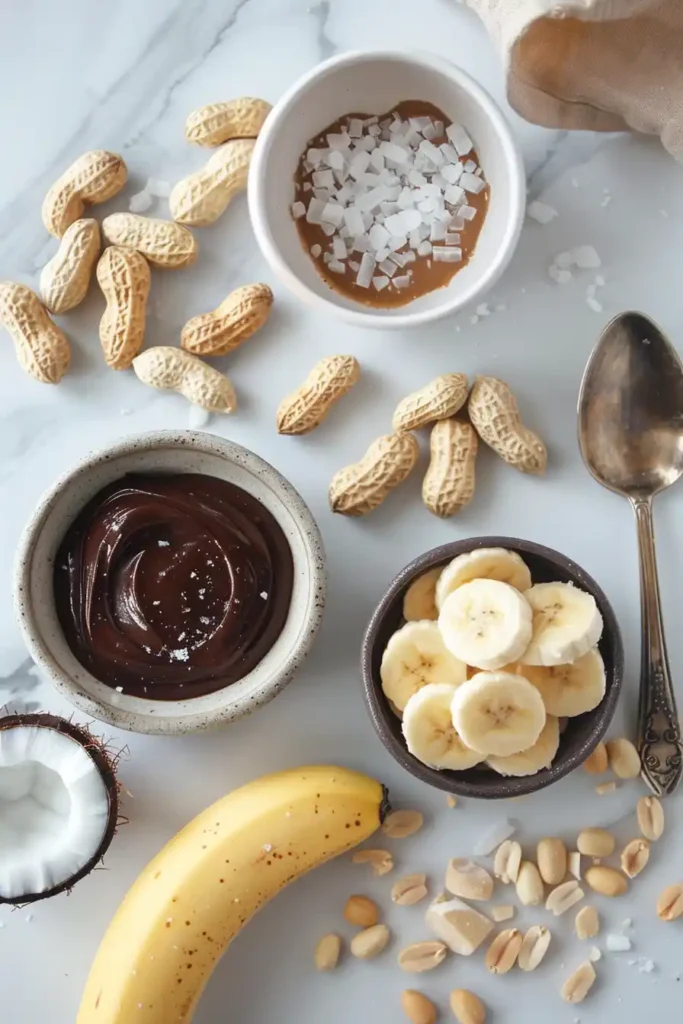 Frozen banana bites coated in dark chocolate with peanut butter filling and crunchy nuts. This frozen banana dessert is simple, delicious, and family-friendly.