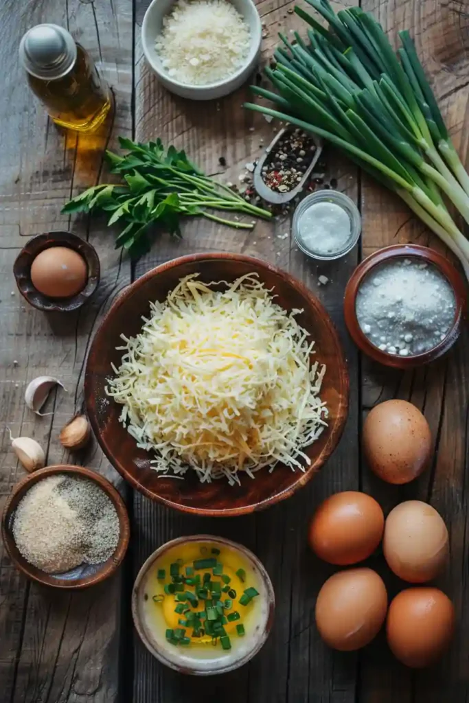 Golden Hash Brown Egg Cups baked in a muffin tin with crispy potato edges, fluffy eggs, melted cheddar cheese, and fresh parsley garnish. This gluten-free breakfast recipe is perfect for meal prep and busy mornings.