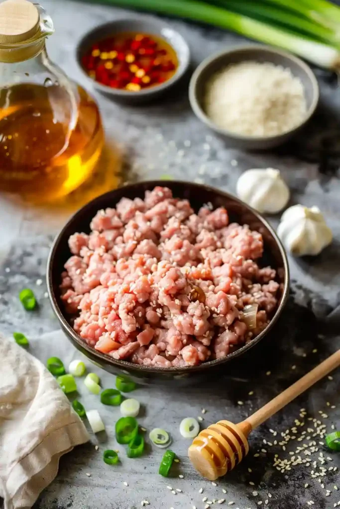 A quick Honey Garlic Ground Turkey Recipe cooked in a skillet with garlic, soy sauce, and honey. This healthy turkey skillet meal is simple, flavorful, and family friendly.