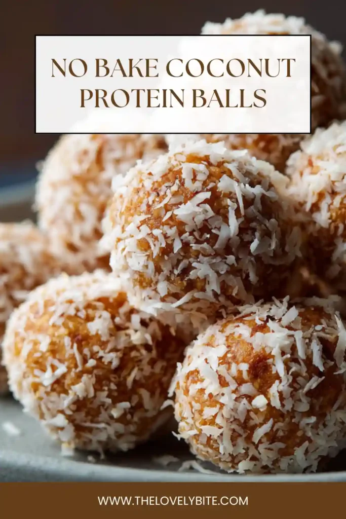 Healthy chocolate coconut protein balls made with Medjool dates, whey protein powder, and almonds. These no bake energy bites are soft, rich, and perfect for meal prep.