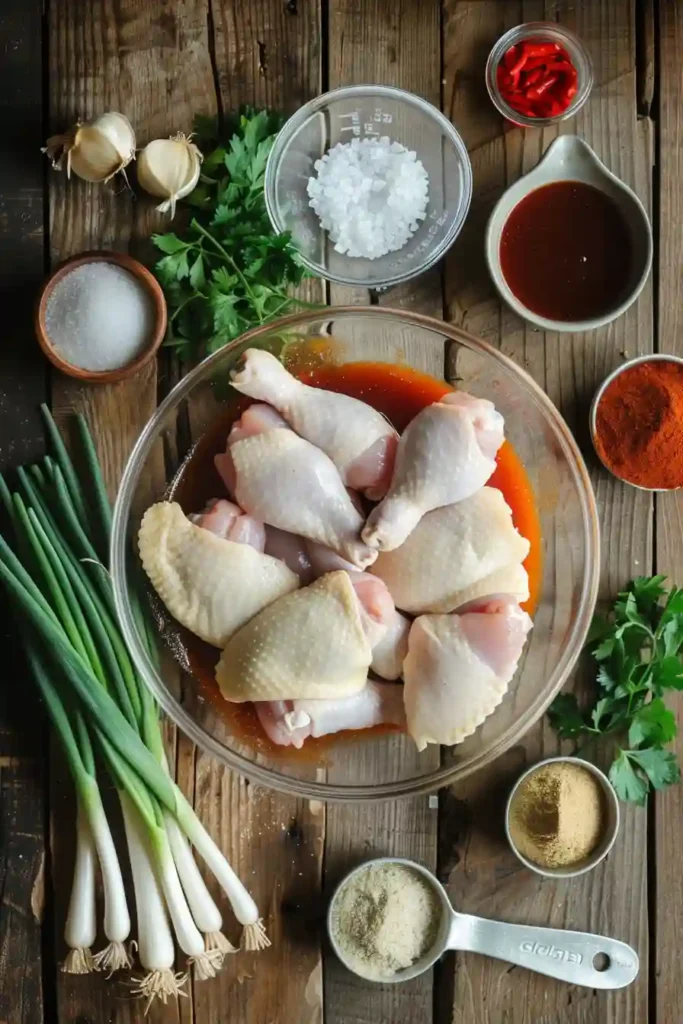 Homemade Oven Baked BBQ Chicken fresh from the oven with sweet and tangy barbecue sauce. Crispy edges and tender chicken make this comforting dinner irresistible.