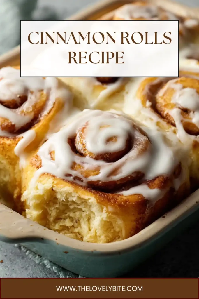 Warm Cinnamon Rolls served fresh from the oven with rich cream cheese icing. The fluffy texture and buttery cinnamon filling make this recipe irresistible.
