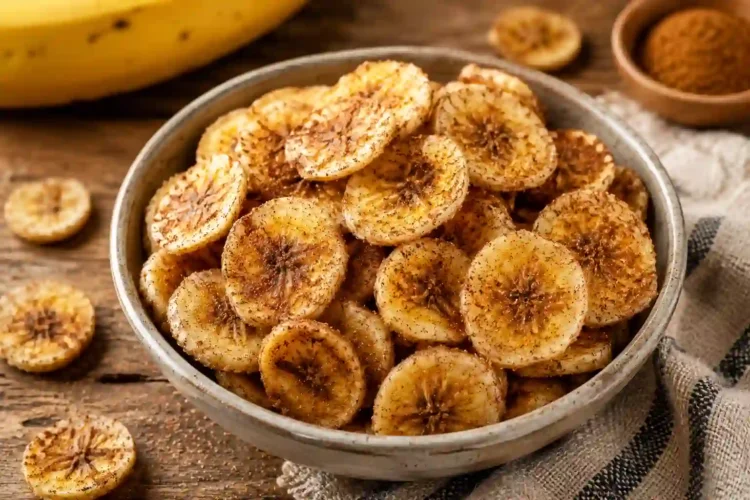Air Fryer Cinnamon Banana Chips Recipe