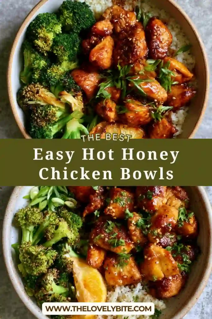 Roasted chicken thighs served with broccoli and sweet potatoes in a bowl.