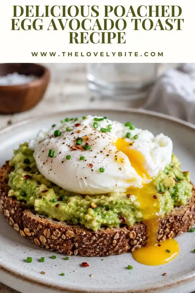 Fresh avocado toast topped with a perfectly poached egg, grated Parmesan, herbs, and served alongside colorful heirloom tomatoes. A healthy breakfast ready in just 15 minutes.