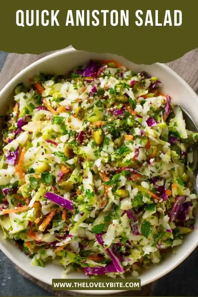 Protein-packed quinoa chickpea salad with feta, parsley, mint, and cucumber.