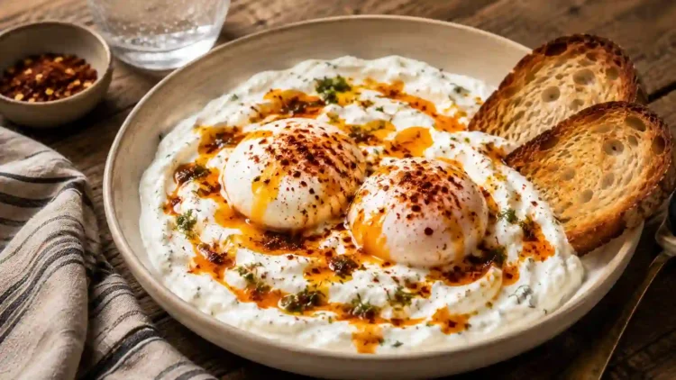 Turkish Eggs (Cilbir)