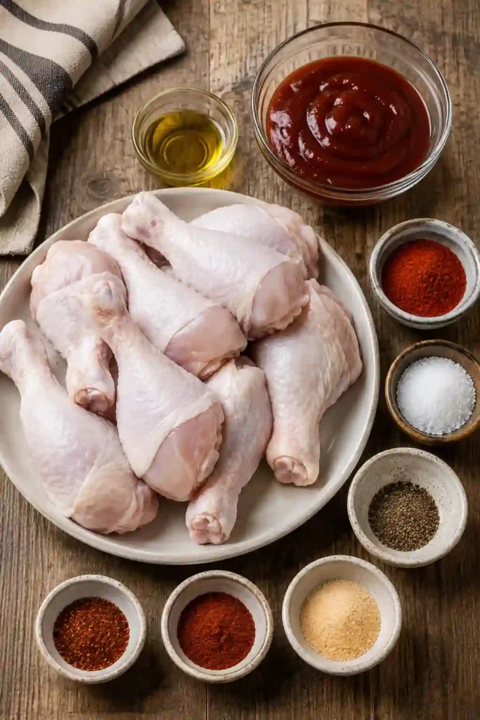 Golden BBQ Chicken Drumsticks grilled until crispy and coated in smoky barbecue sauce. These juicy grilled chicken legs are perfect for summer cookouts and family dinners.
