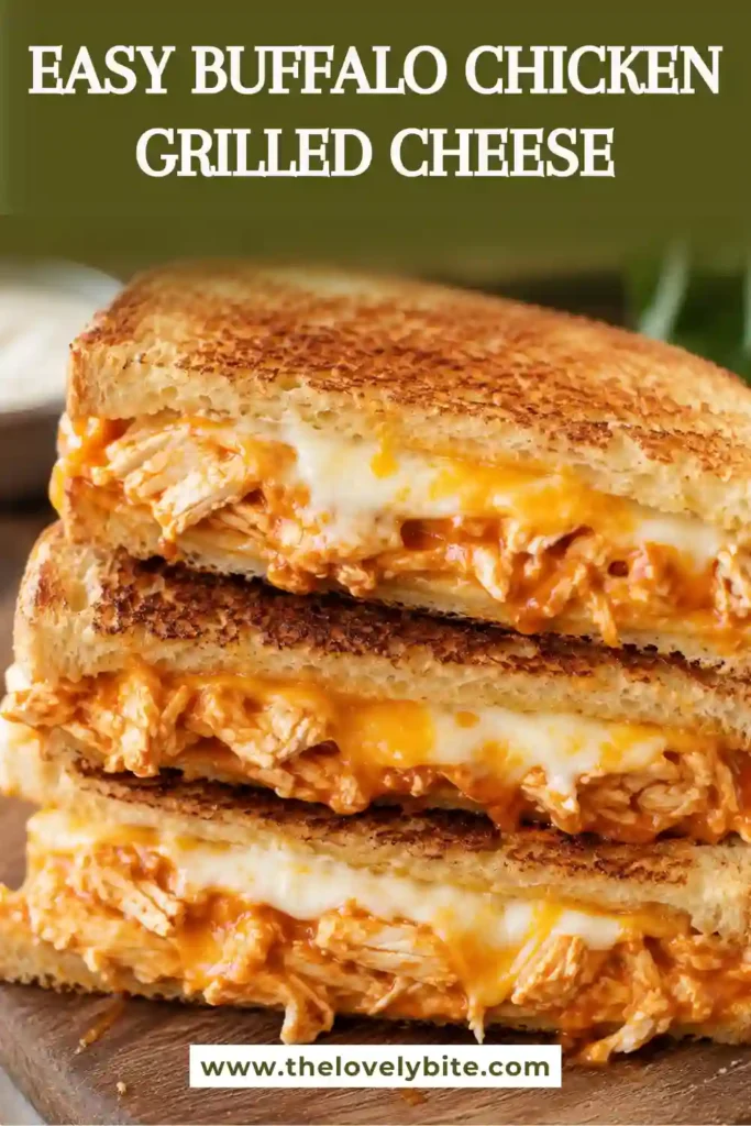 Golden buffalo chicken sandwich with gooey melted cheese.