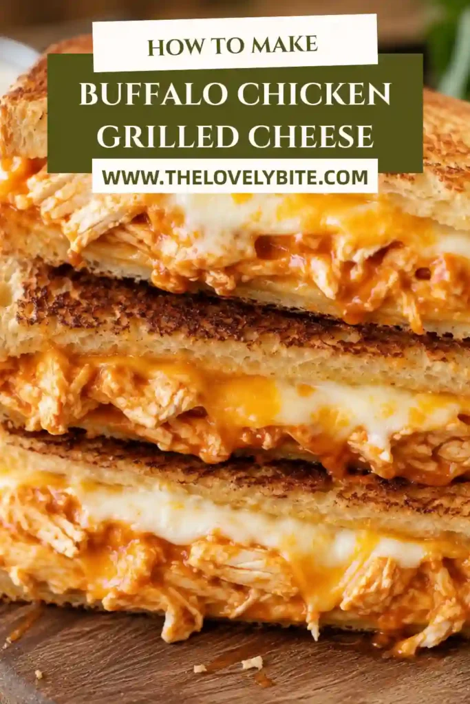 Crispy buffalo chicken sandwich filled with saucy shredded chicken, melted cheese and creamy ranch. Golden buttery bread surrounds the warm, spicy filling.